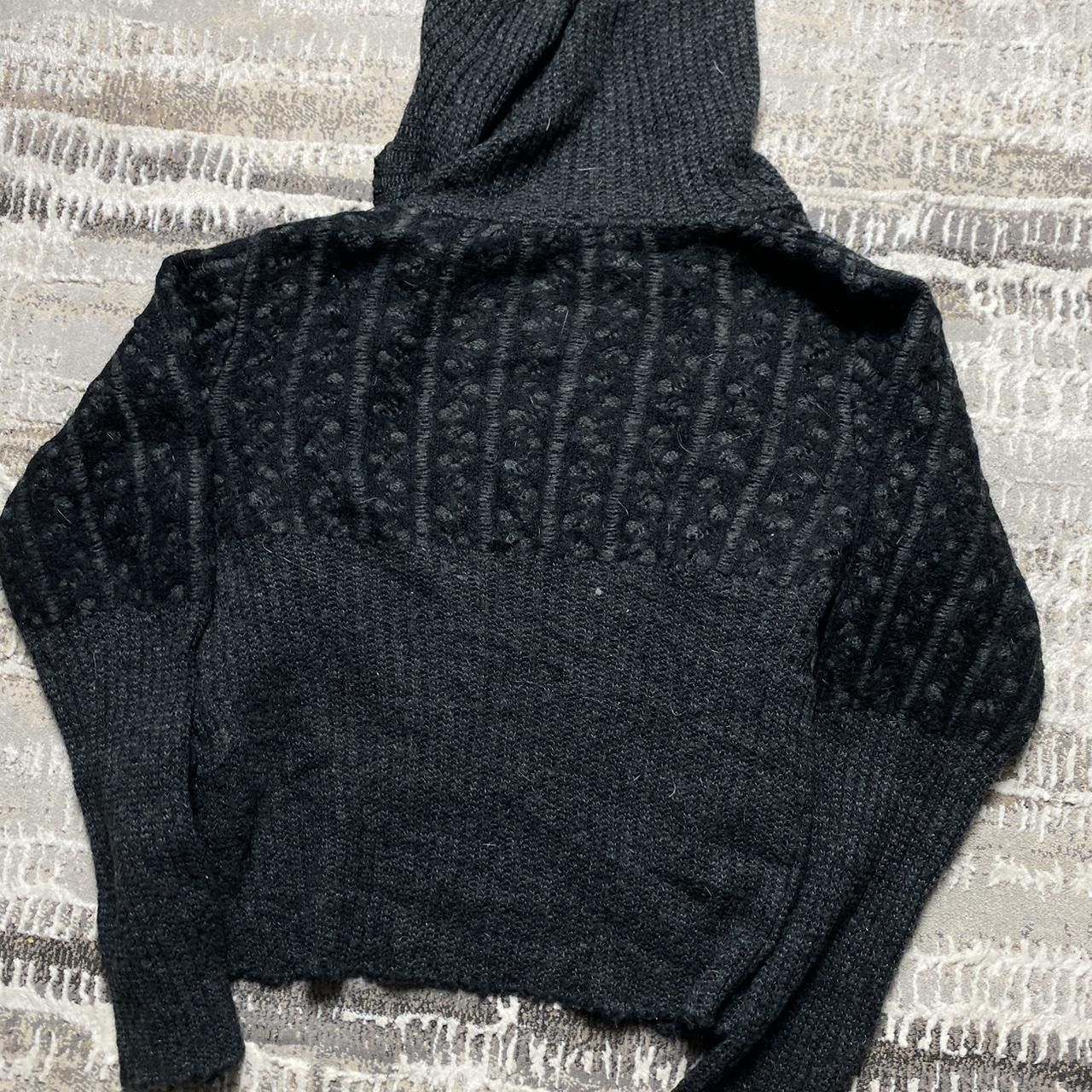 Japanese Brand Avant Garde Hand-Knit Hooded Cardigan Grey S Size S / US 4 / IT 40 - 6 Thumbnail