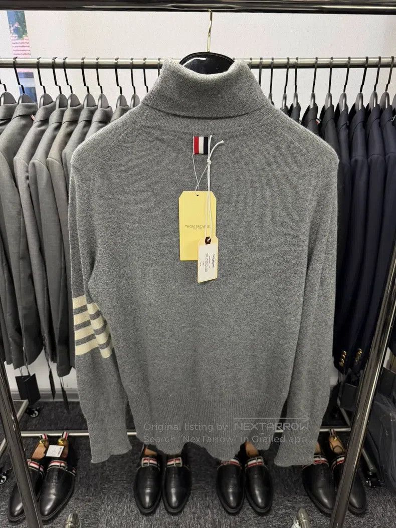 Thom Browne Thom Browne High-Neck Cardigan Size US XL / EU 56 / 4 - 2 Thumbnail