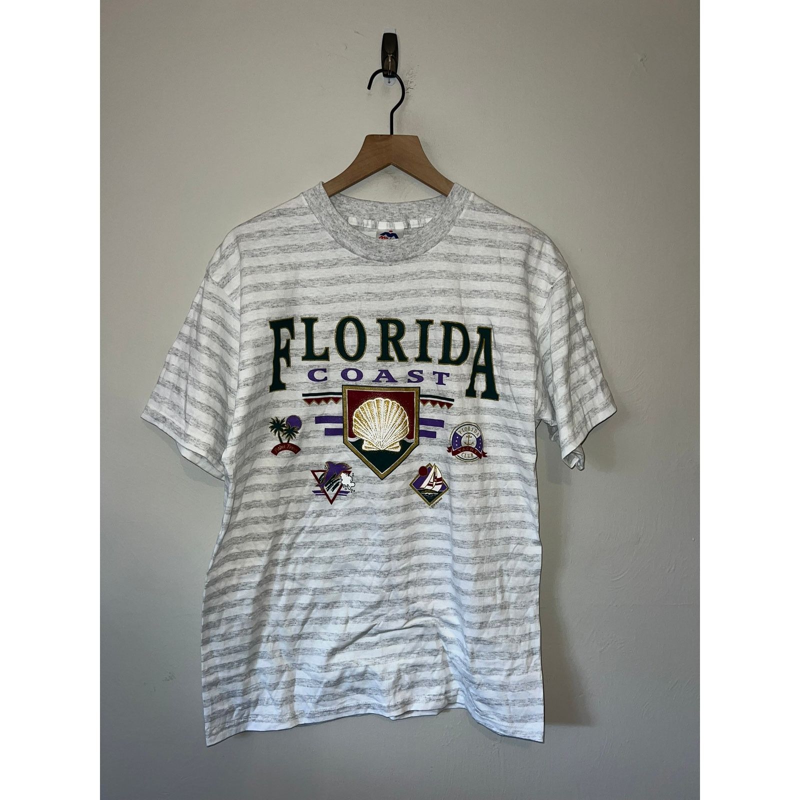 Vintage Vintage Florida Shirt Coast FL Sailor Club Tee VTG 90s L Size US L / EU 52-54 / 3 - 1 Thumbnail