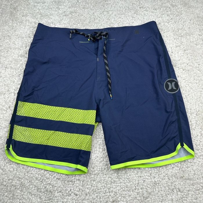 Hurley Hurley Board Shorts Mens 34 Blue Swimming Trunks No Liner