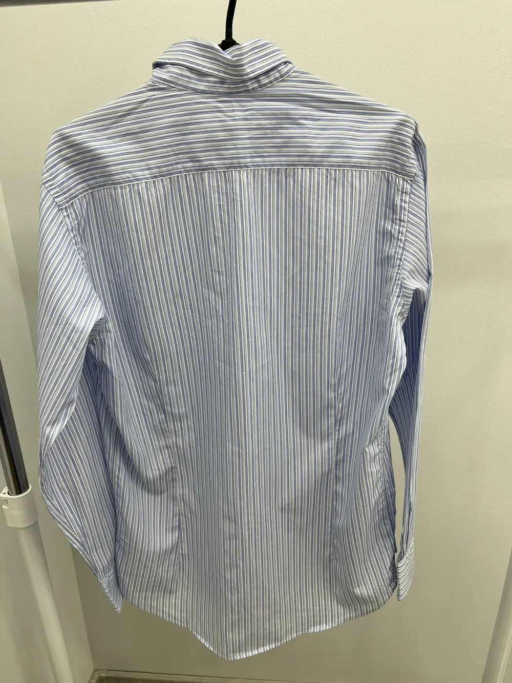 Etro Etro Cotton Stiped Embroidered Logo Button Up Shirt Size US M / EU 48-50 / 2 - 2 Thumbnail
