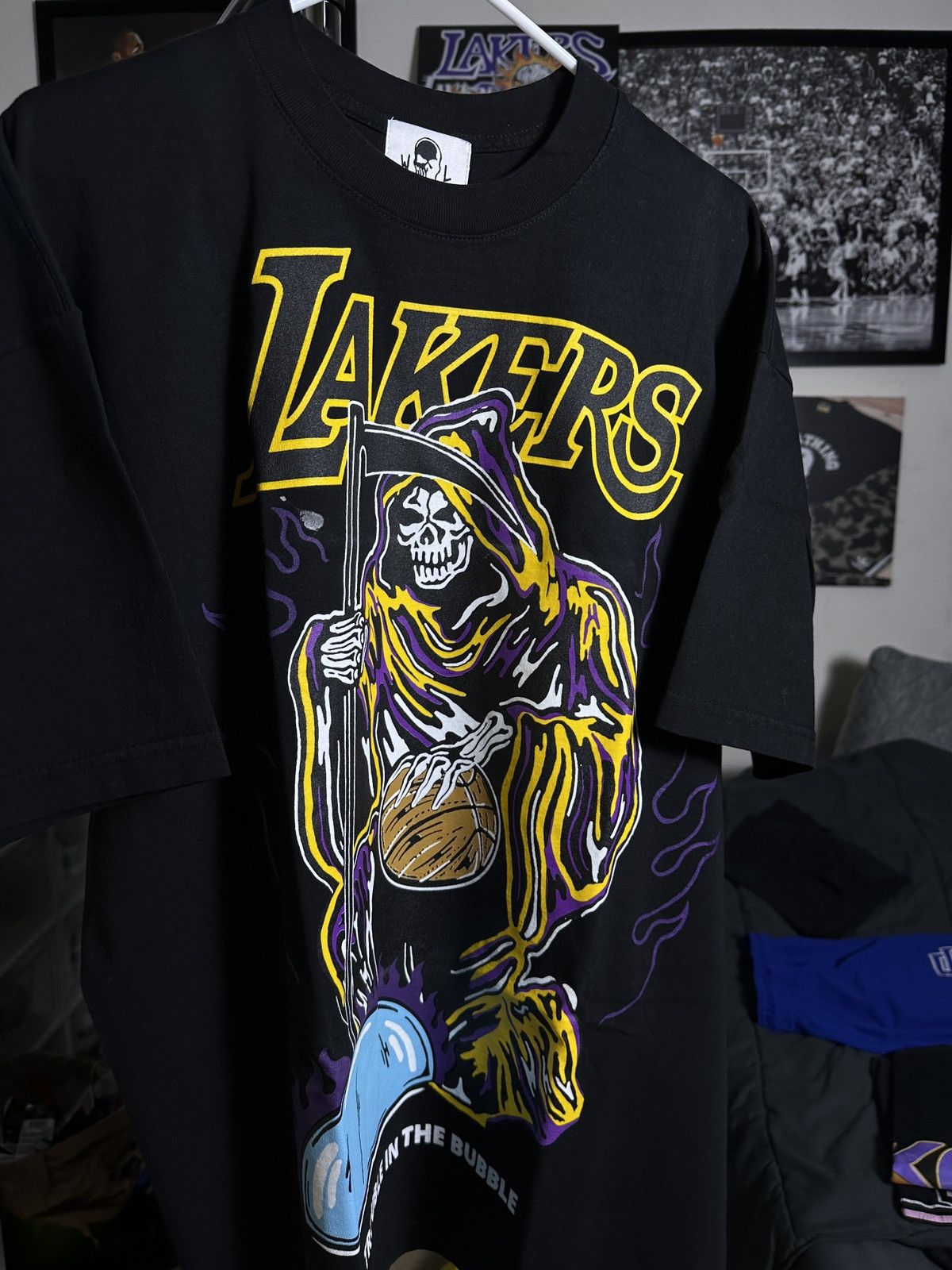 Warren Lotas Warren Lotas Lakers Tee🔥 Size US XL / EU 56 / 4 - 2 Thumbnail