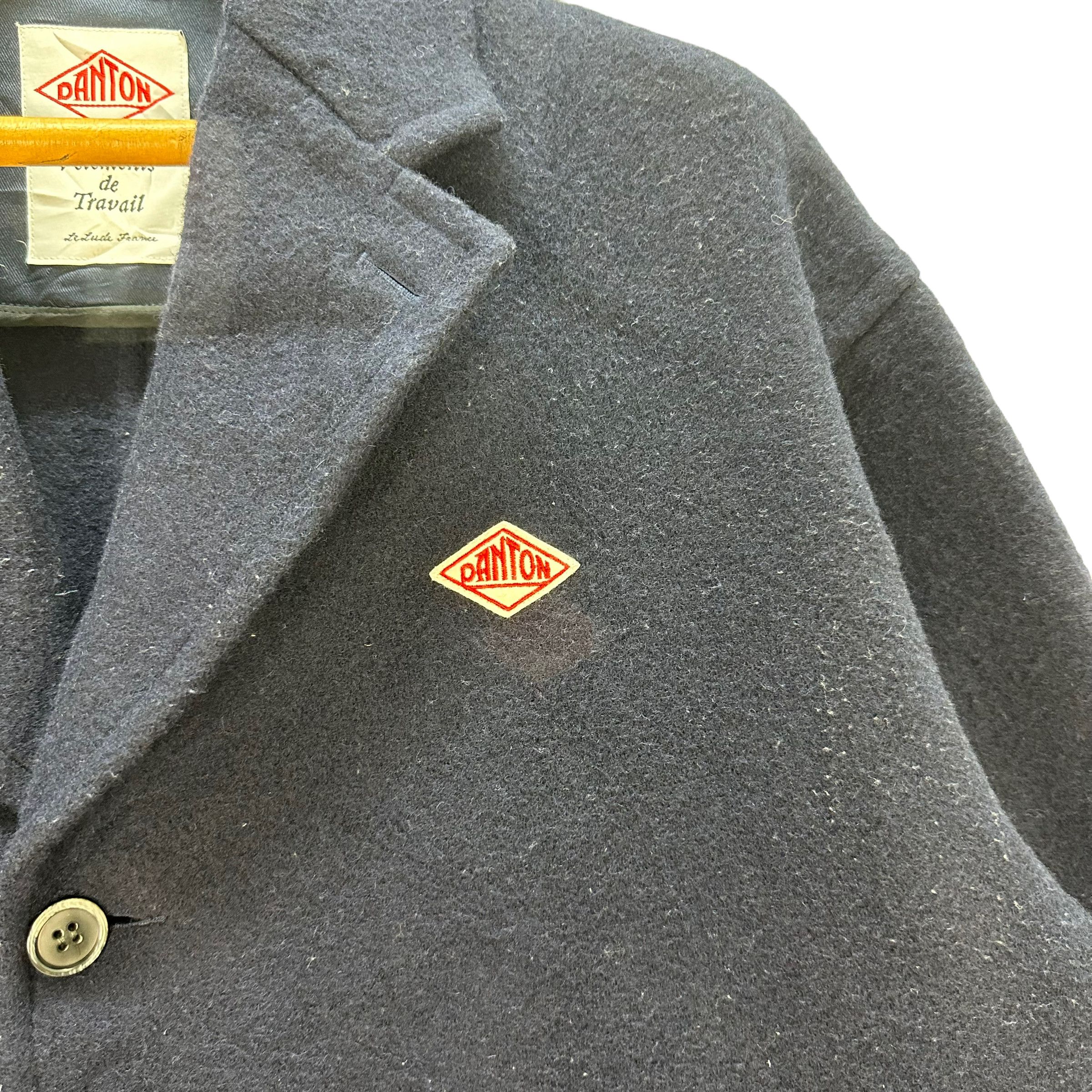 Danton DANTON WOOL OVERCOAT JACKET #8578-015 Size US L / EU 52-54 / 3 - 3 Thumbnail