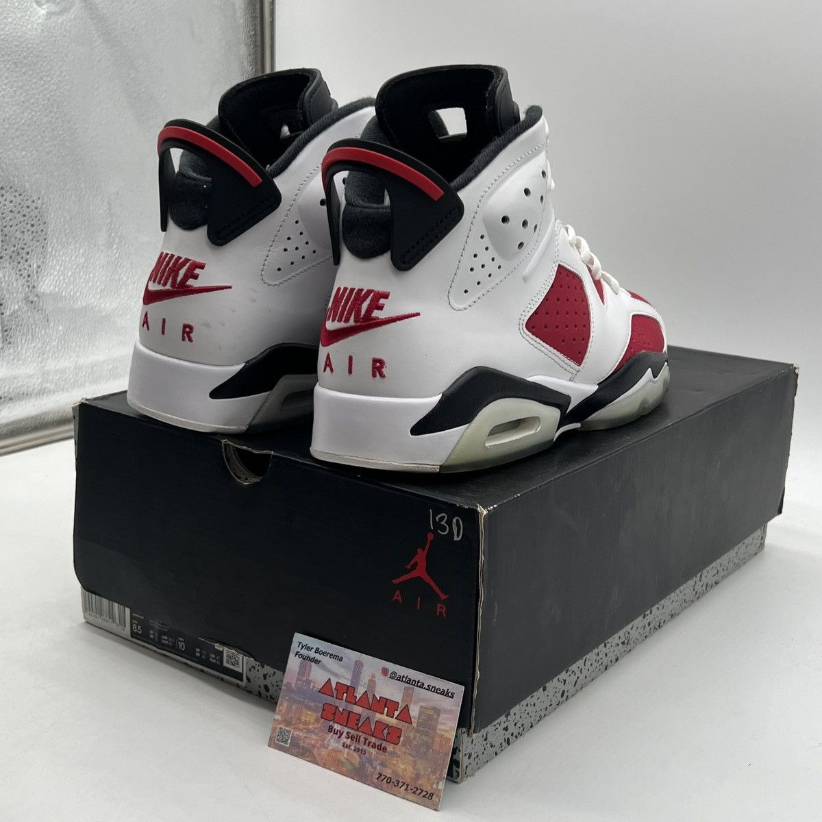 Jordan Brand Air Jordan 6 Carmine Size US 8.5 / EU 41-42 - 5 Thumbnail