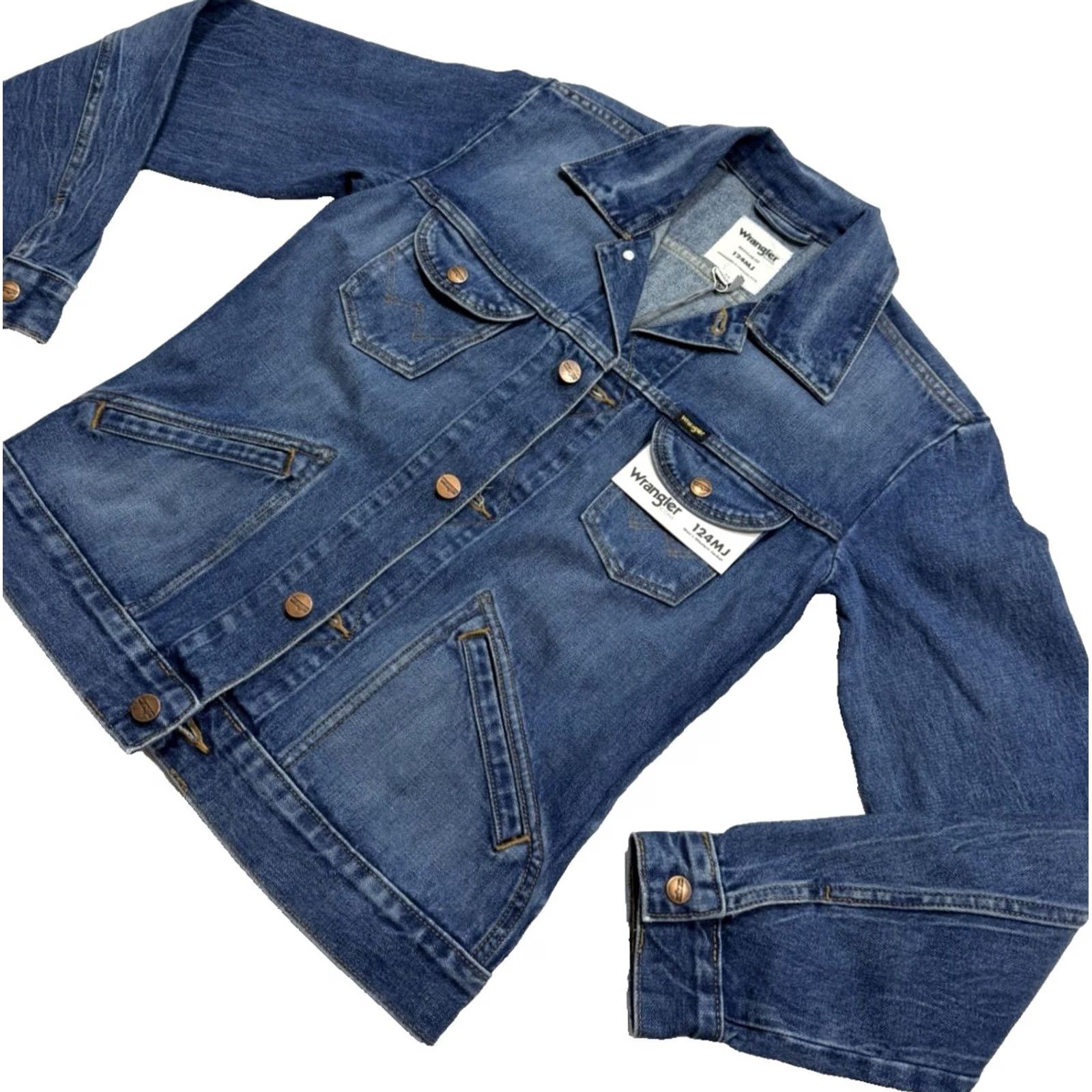 Wrangler Wrangler Icons 124Mj Denim Jacket Wrangler Jacket Men XS Blue Denim TruckER Vintage: No Size US XS / EU 42 / 0 - 3 Thumbnail