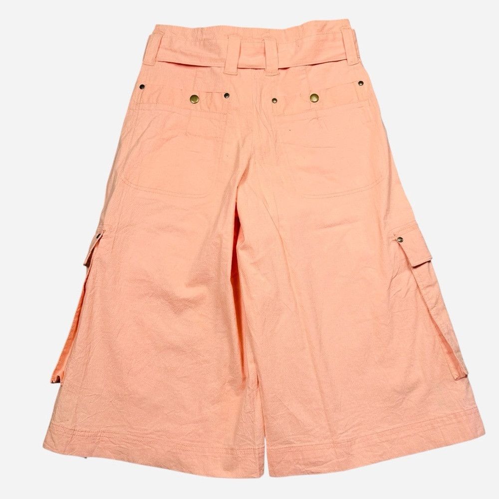 Free People NWT New $178 Free People Tidal Wave Cropped Coral Pink Pant Size 25" / US 0 / IT 36 - 4 Thumbnail