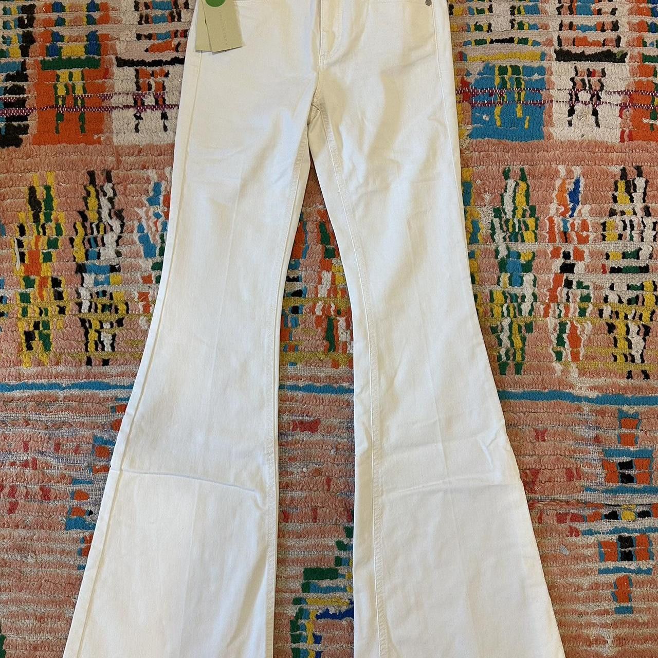 Stella McCartney Vintage Stella McCartney white flare jeans Size 26" / US 2 / IT 38 - 1 Thumbnail