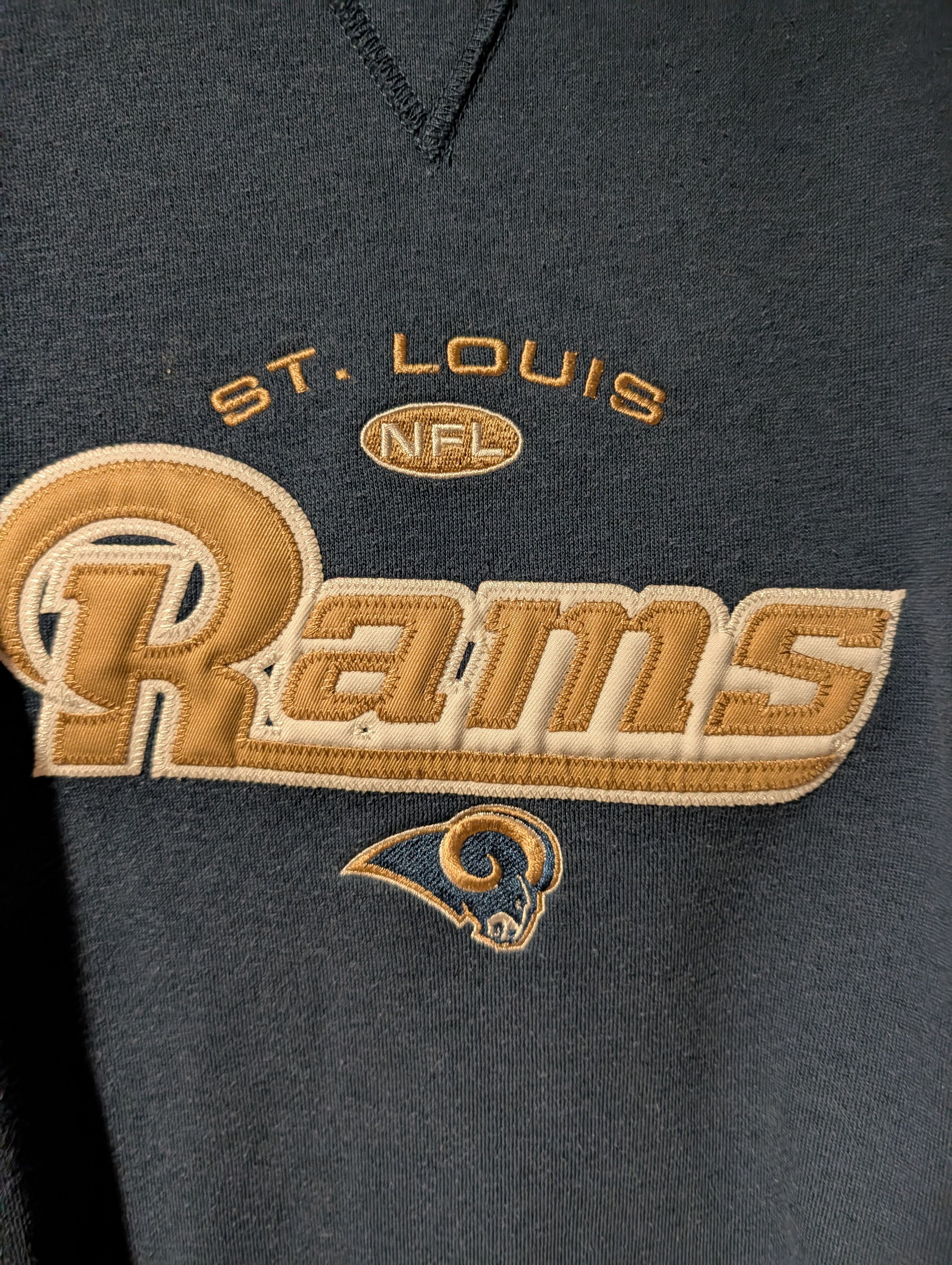 NFL Vintage 90s St. Louis Rams NFL Football X-Large Sweatshirt Size US XL / EU 56 / 4 - 2 Thumbnail