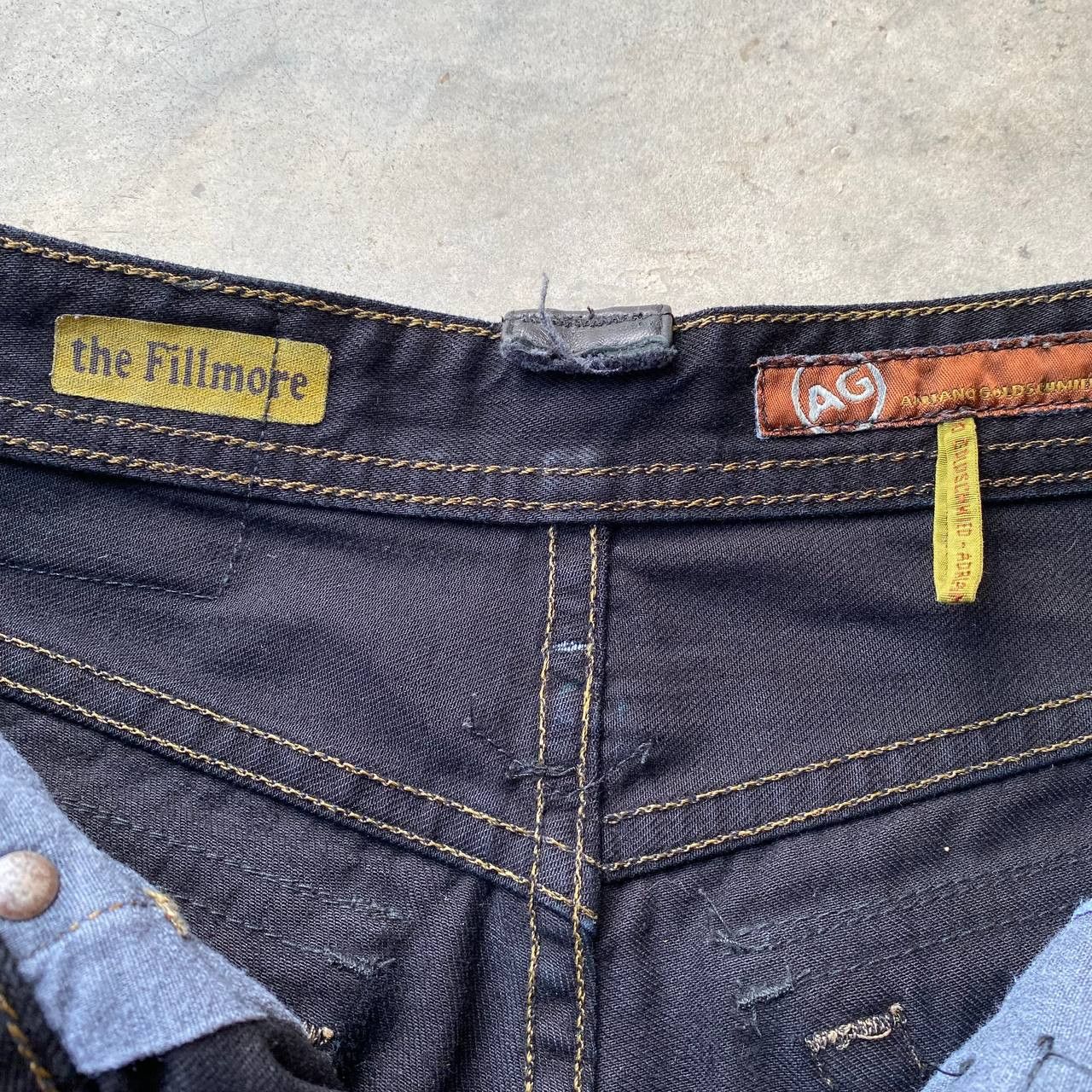 AG Adriano Goldschmied FLARE AG Adriano Goldschmied "The Fillmore" Leather Western Size US 29 - 10 Thumbnail