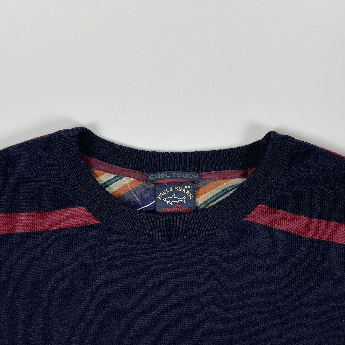 Paul & Shark Paul & Shark Vintage Wool Striped Sweater Jumper Size US XXL / EU 58 / 5 - 8 Thumbnail
