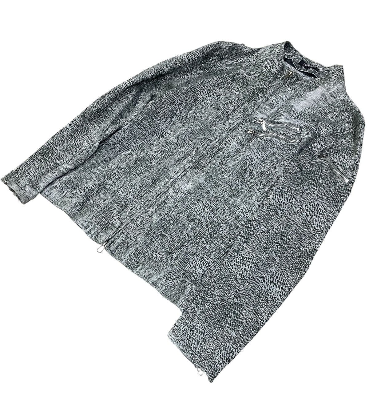 Tornado Mart Tornado Mart Crocodile Pattern Design Riders Blouson Jacket Size US L / EU 52-54 / 3 - 5 Thumbnail