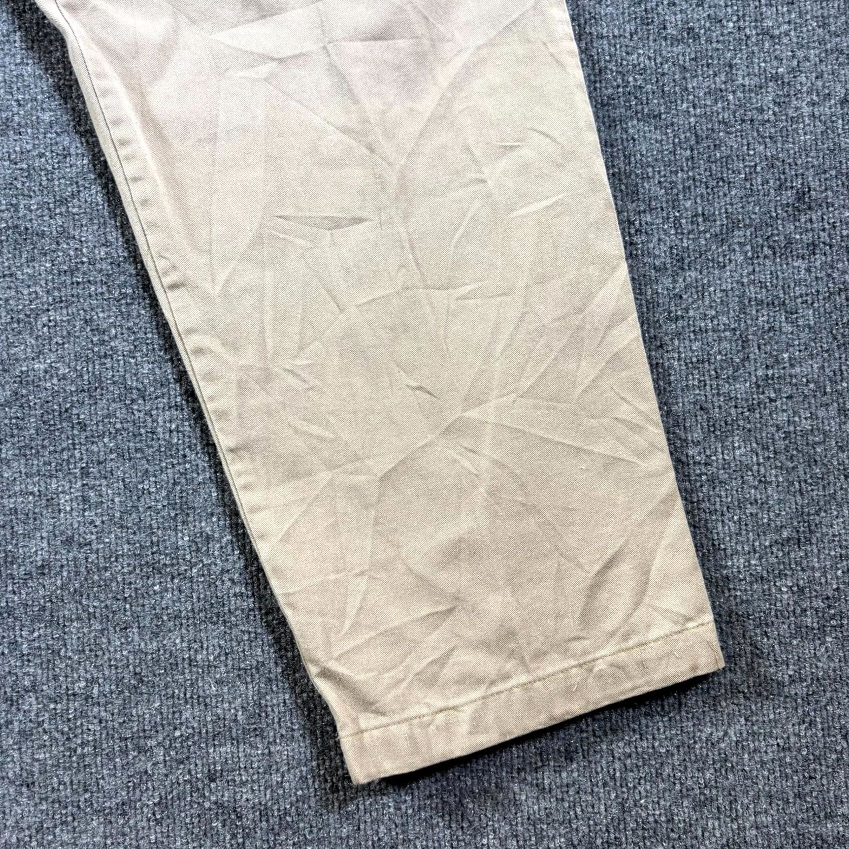 Eddie Bauer Eddie Bauer Chino Pant Men's 35x32 Beige Cotton Academia Preppy Business Career Size US 35 - 7 Thumbnail