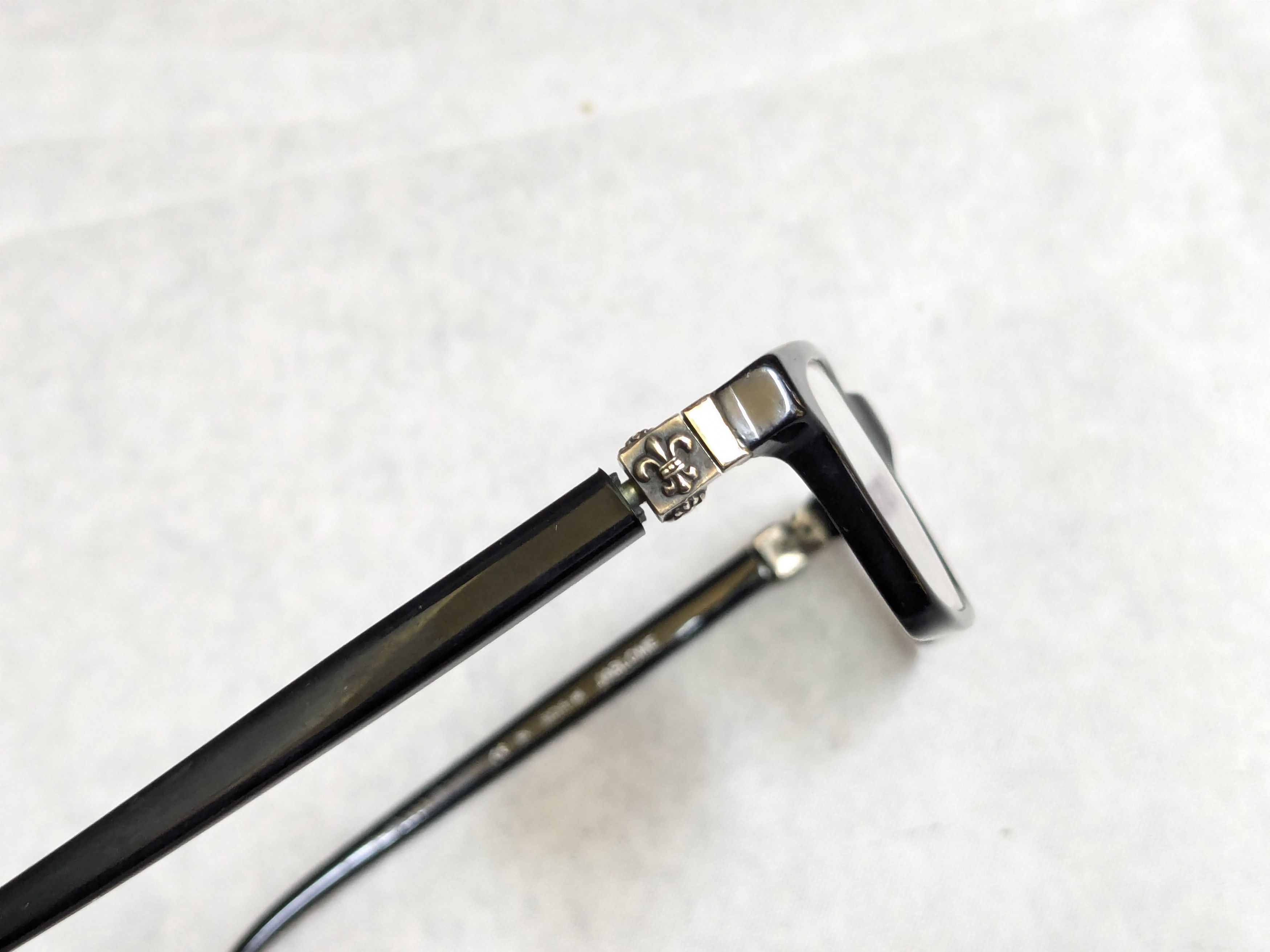 Chrome Hearts Chrome Hearts Jablome Glasses Black Sterling Silver Cross Size ONE SIZE - 9 Thumbnail
