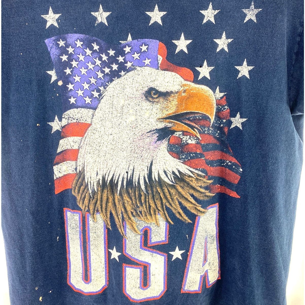 Fruit Of The Loom Vtg Fruit Of the Loom Eagle American USA Patriotic T-Shirt Size US XL / EU 56 / 4 - 2 Thumbnail