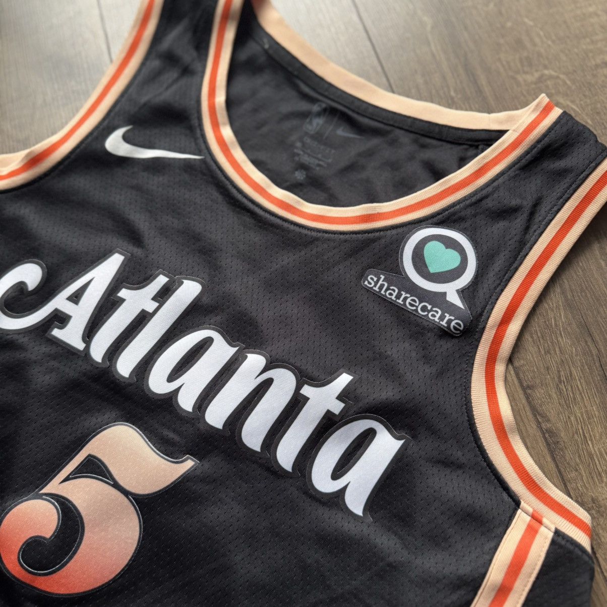 Nike Dejounte Murray City Edition NBA Jersey Nike Atlanta Hawks Size US L / EU 52-54 / 3 - 11 Thumbnail