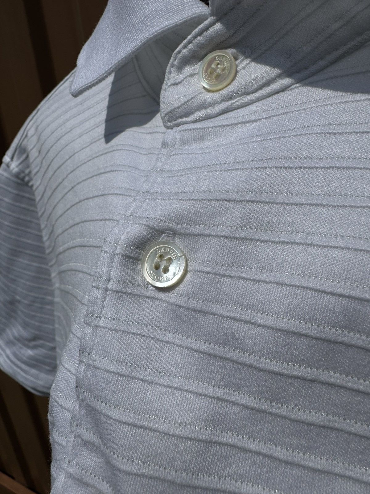 Vintage Vintage Lanvin Stripes Polo Tee Size US M / EU 48-50 / 2 - 9 Thumbnail