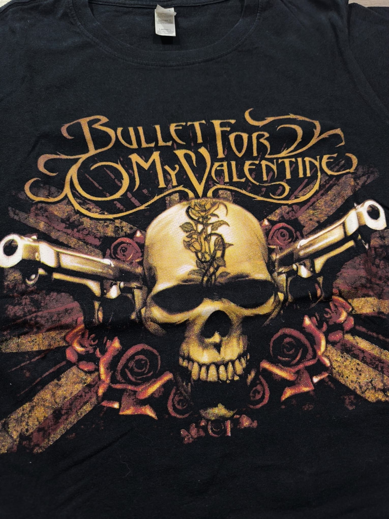 Band Tees bullet for my valentine top tshirt baby tee emo rock Size M / US 6-8 / IT 42-44 - 4 Thumbnail
