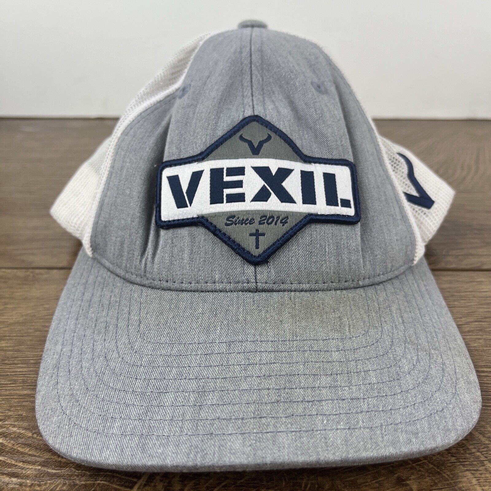 Other Vexil Hat VEXIL Gray Hat Adjustable Adult Size Hat Cap Size ONE SIZE - 3 Thumbnail