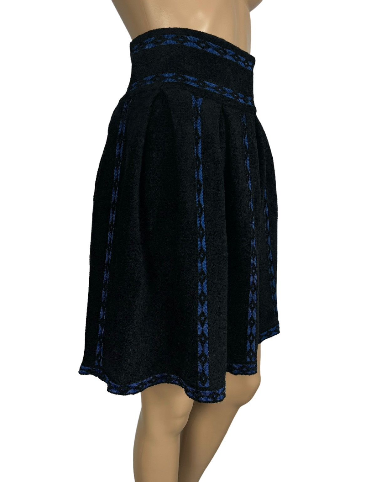 Maje Maje PARIS Jerome Jacquard-Pattern Pleated Mini Skirt size 2 Size 30" / US 8 / IT 44 - 3 Thumbnail
