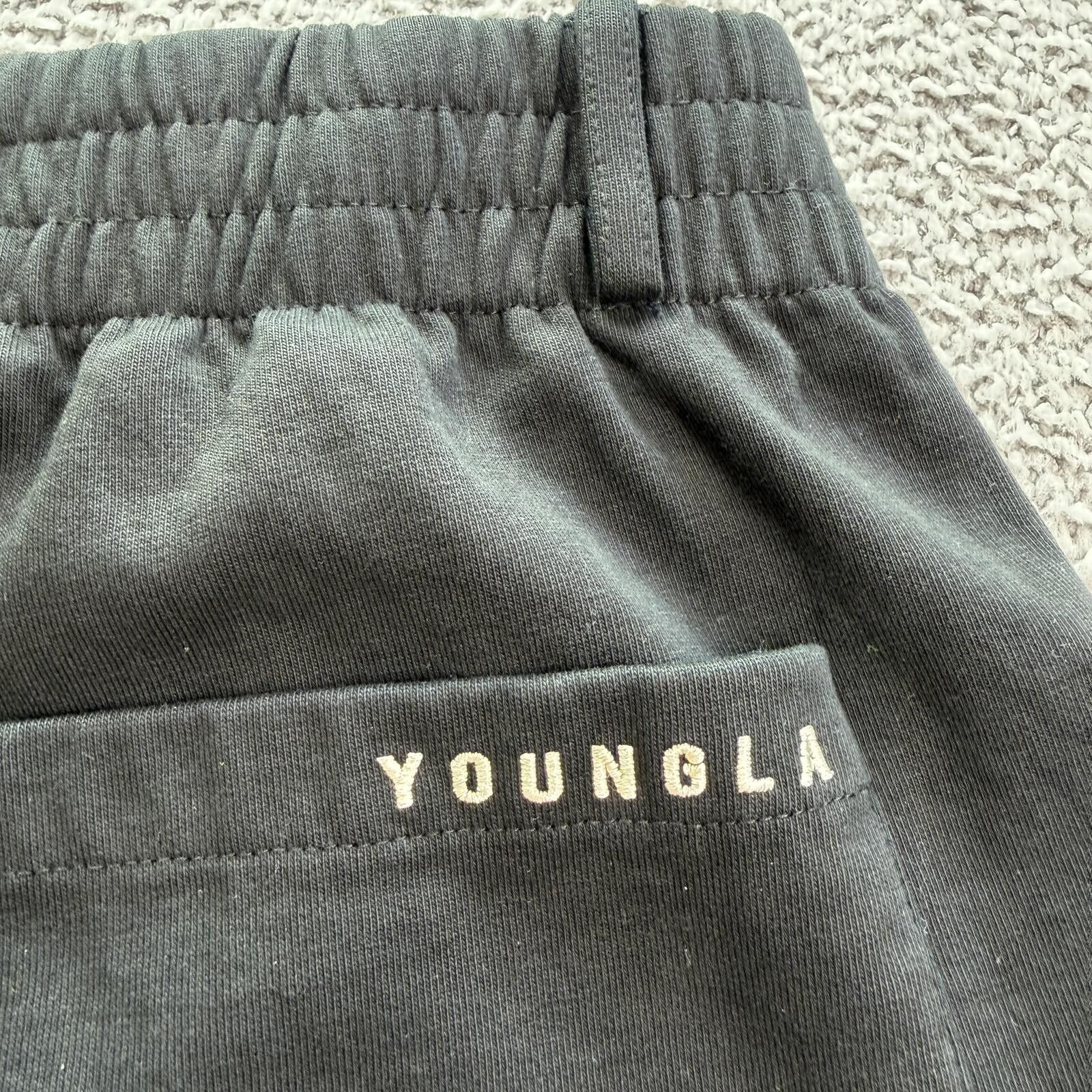 YoungLA YoungLA 620 Cafe Trousers Chino Pants Mens 30L Black Gym Size US 30 / EU 46 - 4 Thumbnail