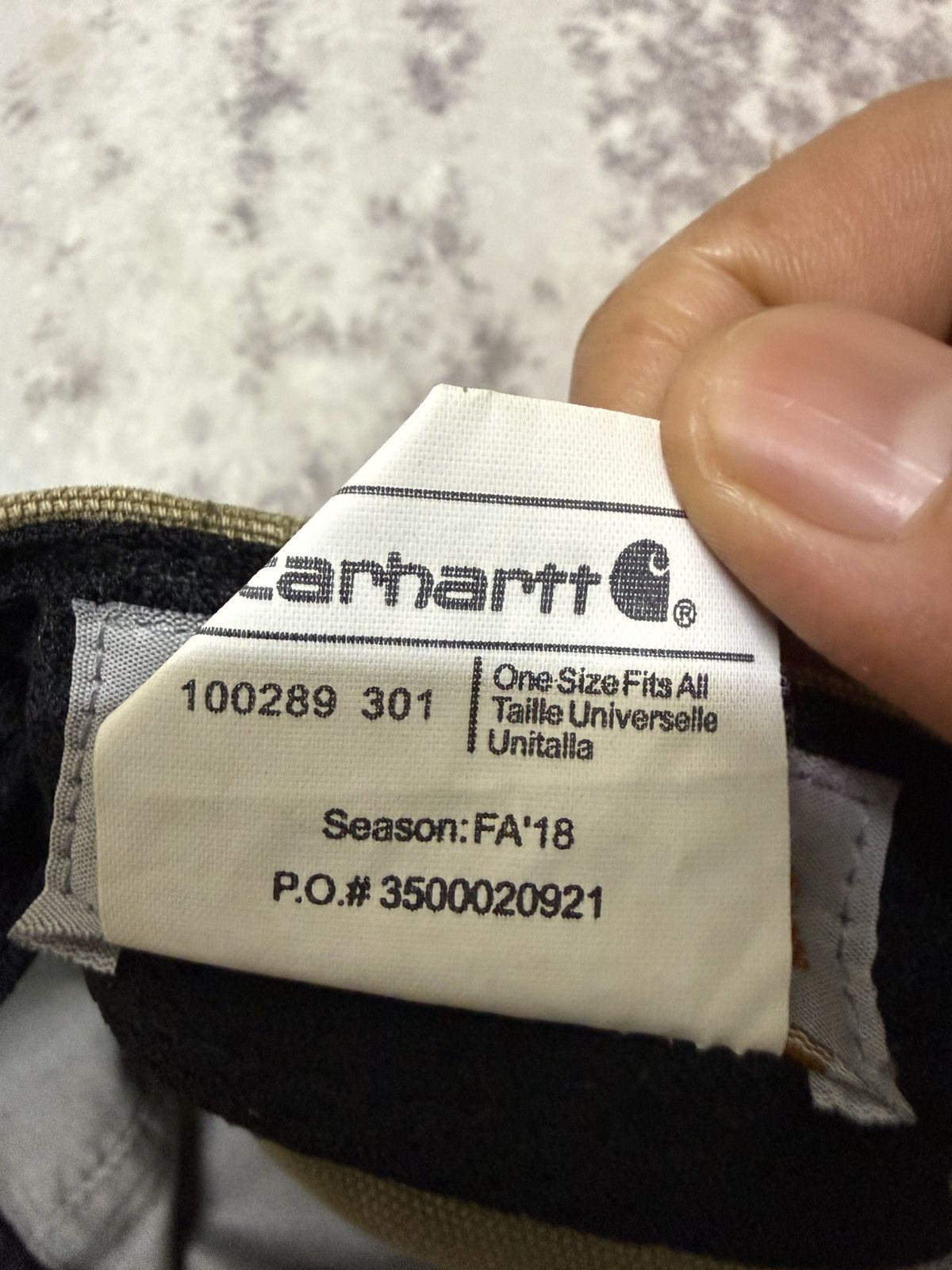 Carhartt Carhartt Adjustable Velcro Cap Size ONE SIZE - 11 Thumbnail
