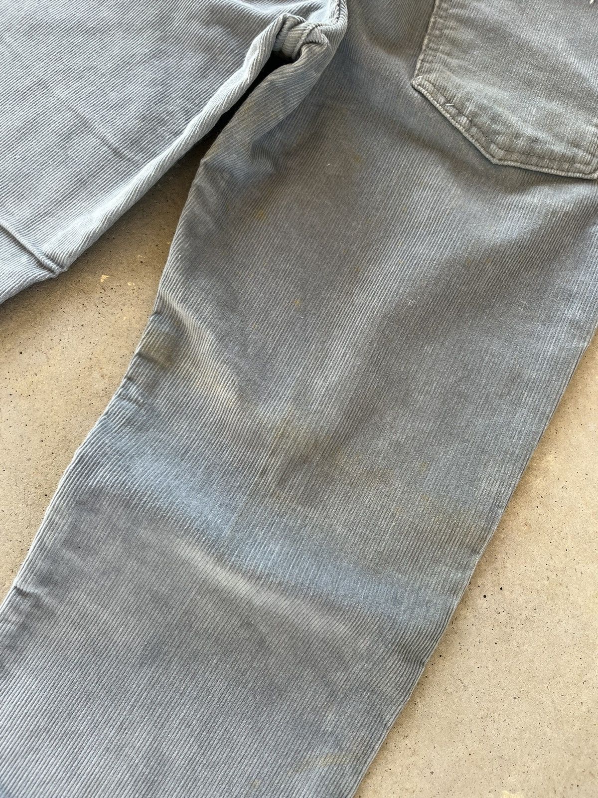 Levi's × Vintage Vintage 1980’s Grey Levi’s Corduroy Pants Size US 30 / EU 46 - 4 Thumbnail