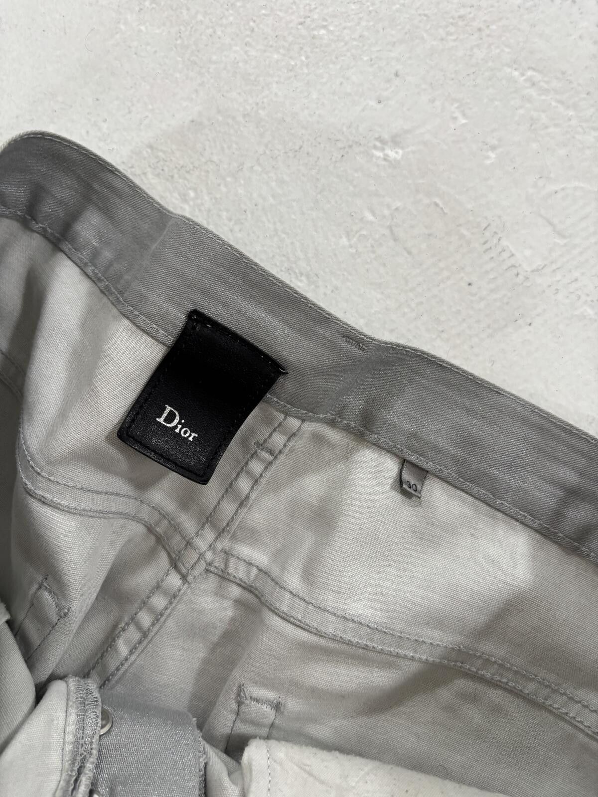 Dior Dior Homme Ss06 silver glitter denim Size US 32 / EU 48 - 7 Thumbnail