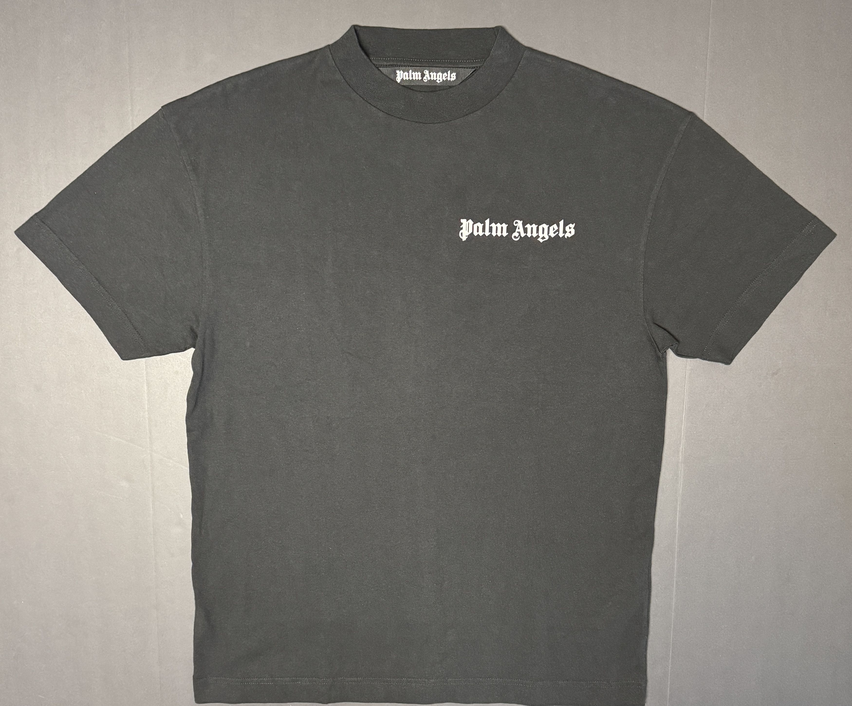 Palm Angels Palm Angels Black Classic Logo Tee Size US M / EU 48-50 / 2 - 1 Thumbnail