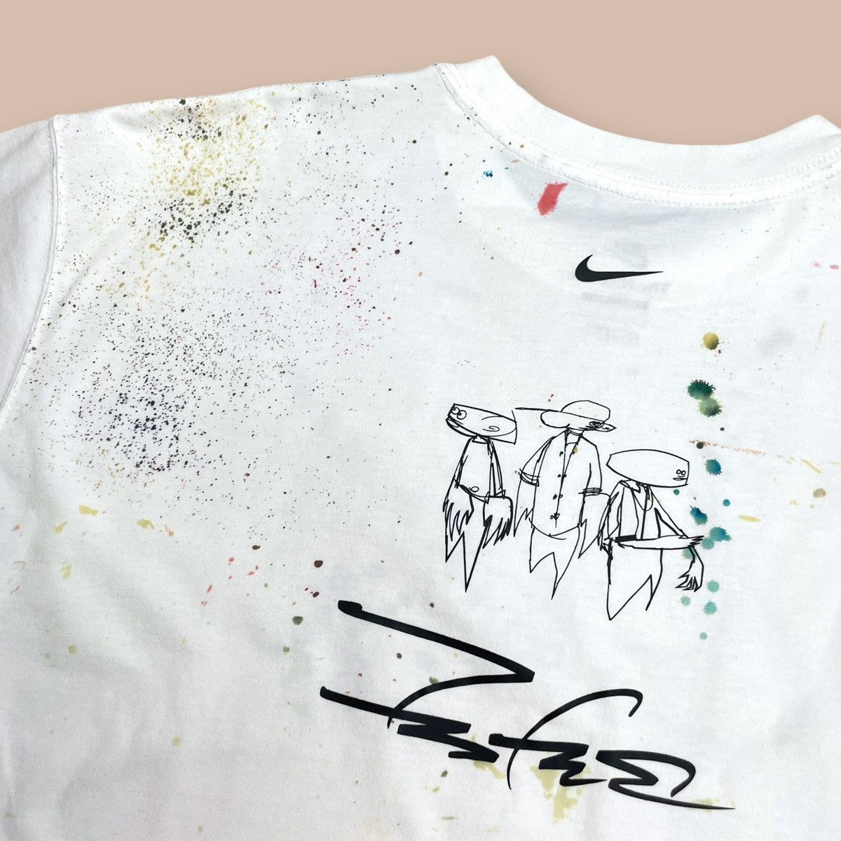 Futura × Nike Nike x Futura Breaking Max90 White Tee Size US L / EU 52-54 / 3 - 11 Thumbnail