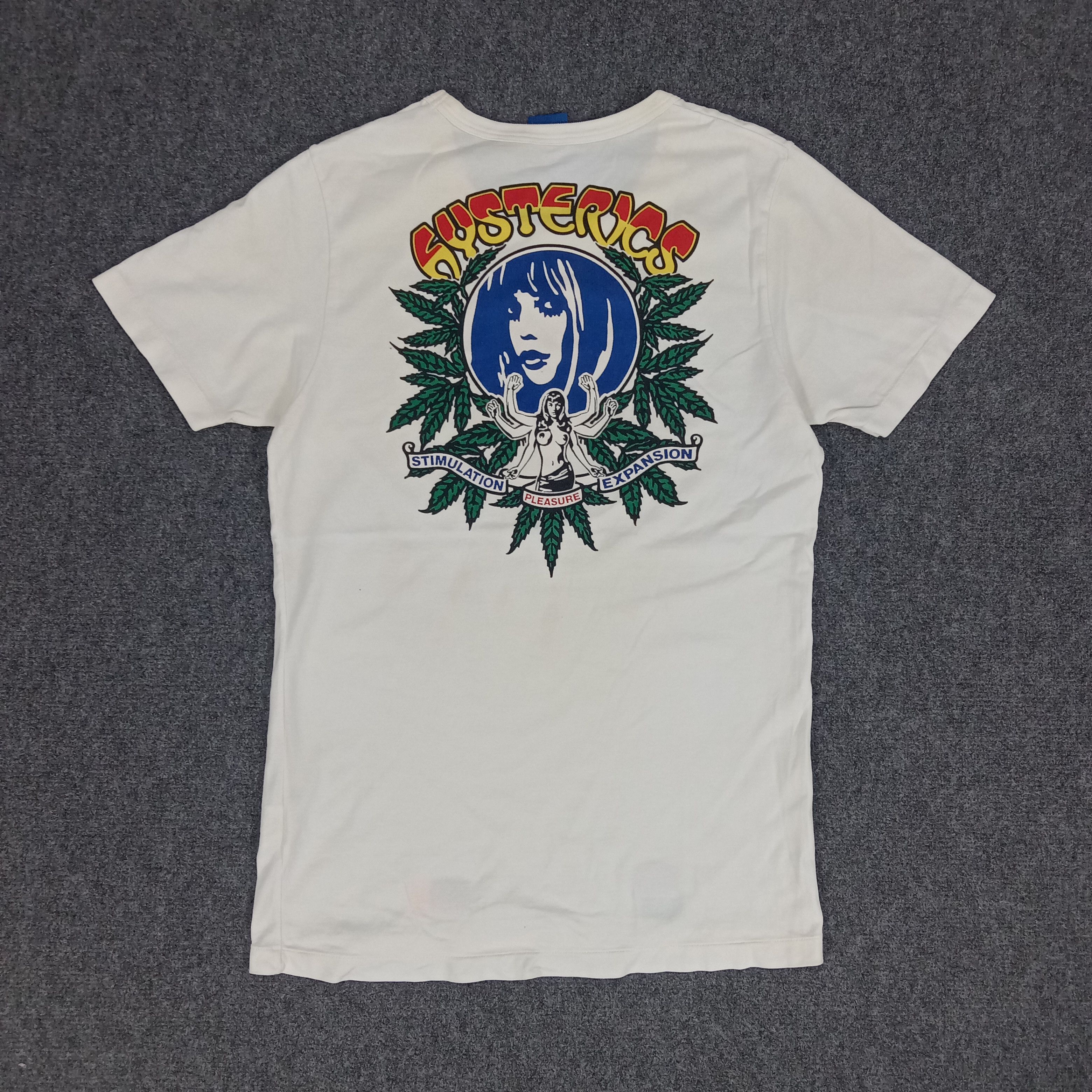 Hysteric Glamour × Japanese Brand × Vintage Hysteric Glamour Japanese Brand Hippie Art Tshirts Size S / US 4 / IT 40 - 1 Thumbnail