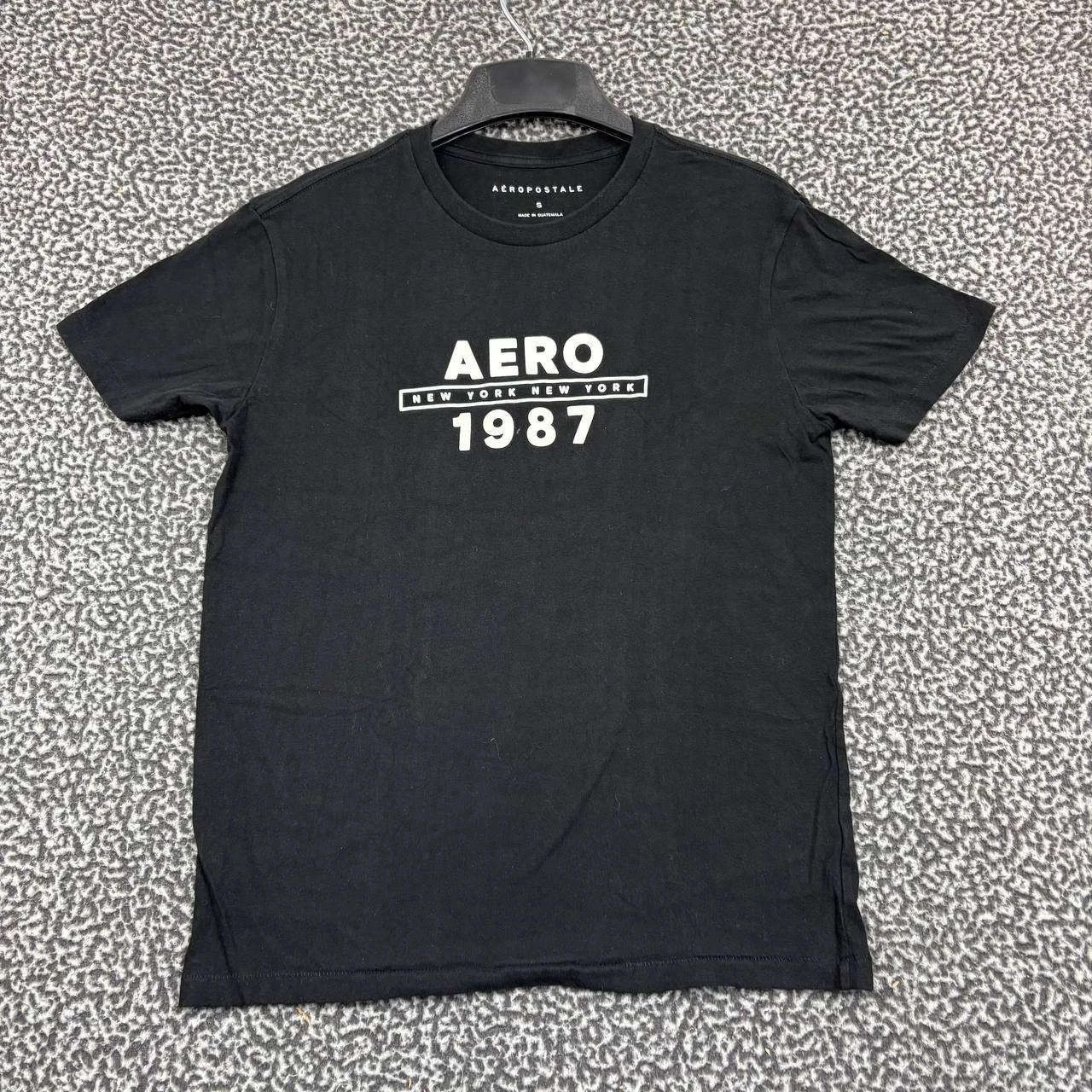 Aeropostale Aeropostale Shirt Men Short Sleeve Crew Neck Cotton S Size US S / EU 44-46 / 1 - 1 Thumbnail