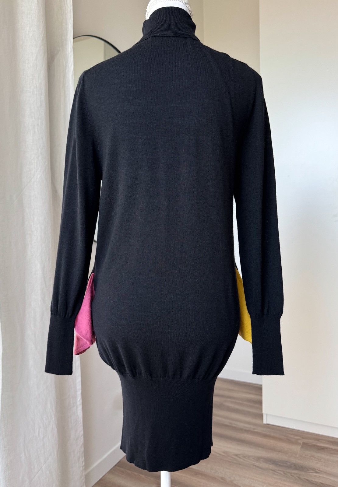 Paul Smith Paul Smith knitted jersey black dress turtleneck avantgarde Size S / US 4 / IT 40 - 13 Thumbnail