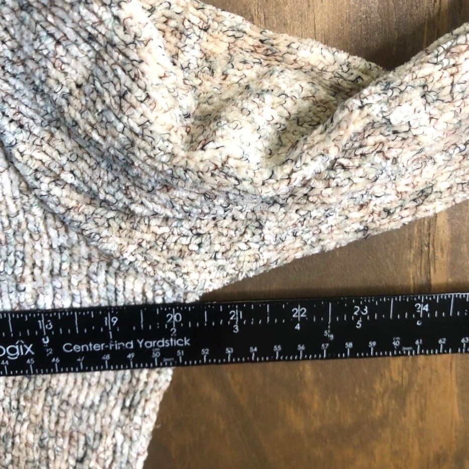 Croft & Barrow Croft & Barrow Womens Sweater Tan Full Zip Knit Collared Long Sleeve Medium Size M / US 6-8 / IT 42-44 - 7 Thumbnail