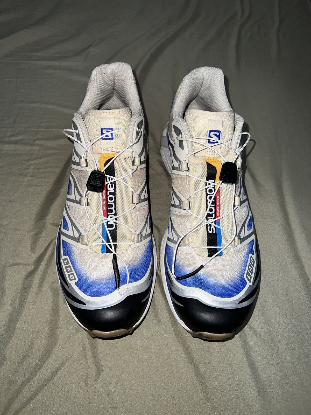 Salomon Salomon XT-6 Skyline Bleached Sand Dazzling Blue | Grailed