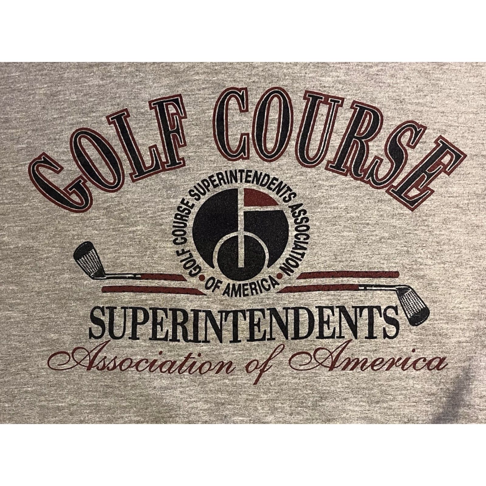 Vintage VINTAGE Gear for Sports Sweater Golf Course Superintendents Association Men’s XL Gray Graphic Print Pullover Regular Fit Sm Mens Size US XL / EU 56 / 4 - 3 Thumbnail