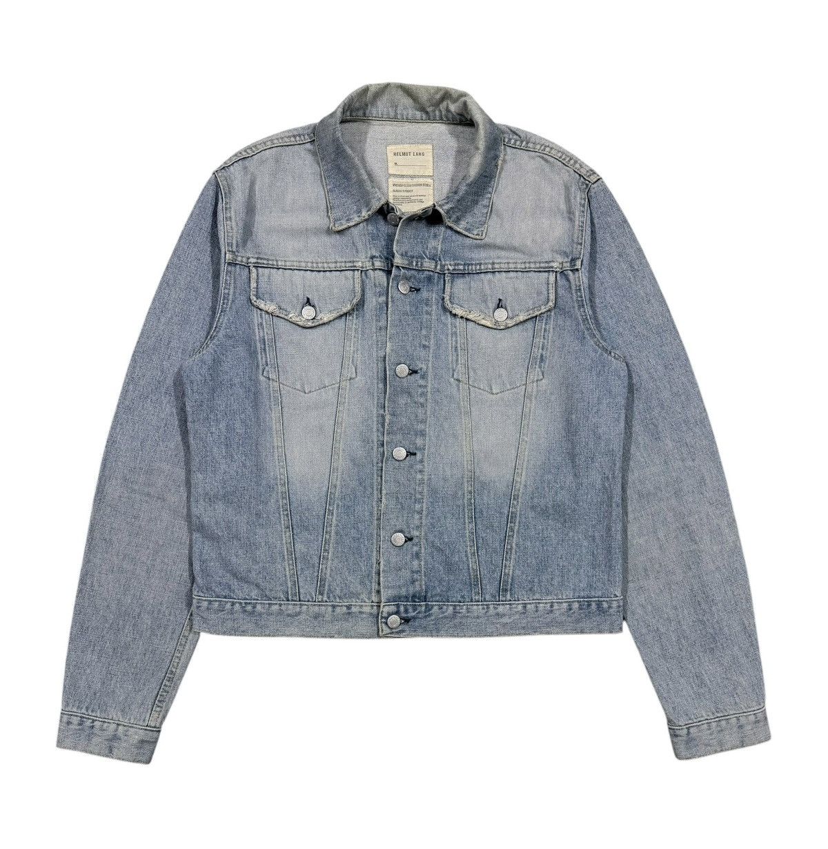 Helmut Lang Archive🔥2004 Helmut Lang Clean Broken Denim Classic 2 Pocket Size US M / EU 48-50 / 2 - 2 Thumbnail