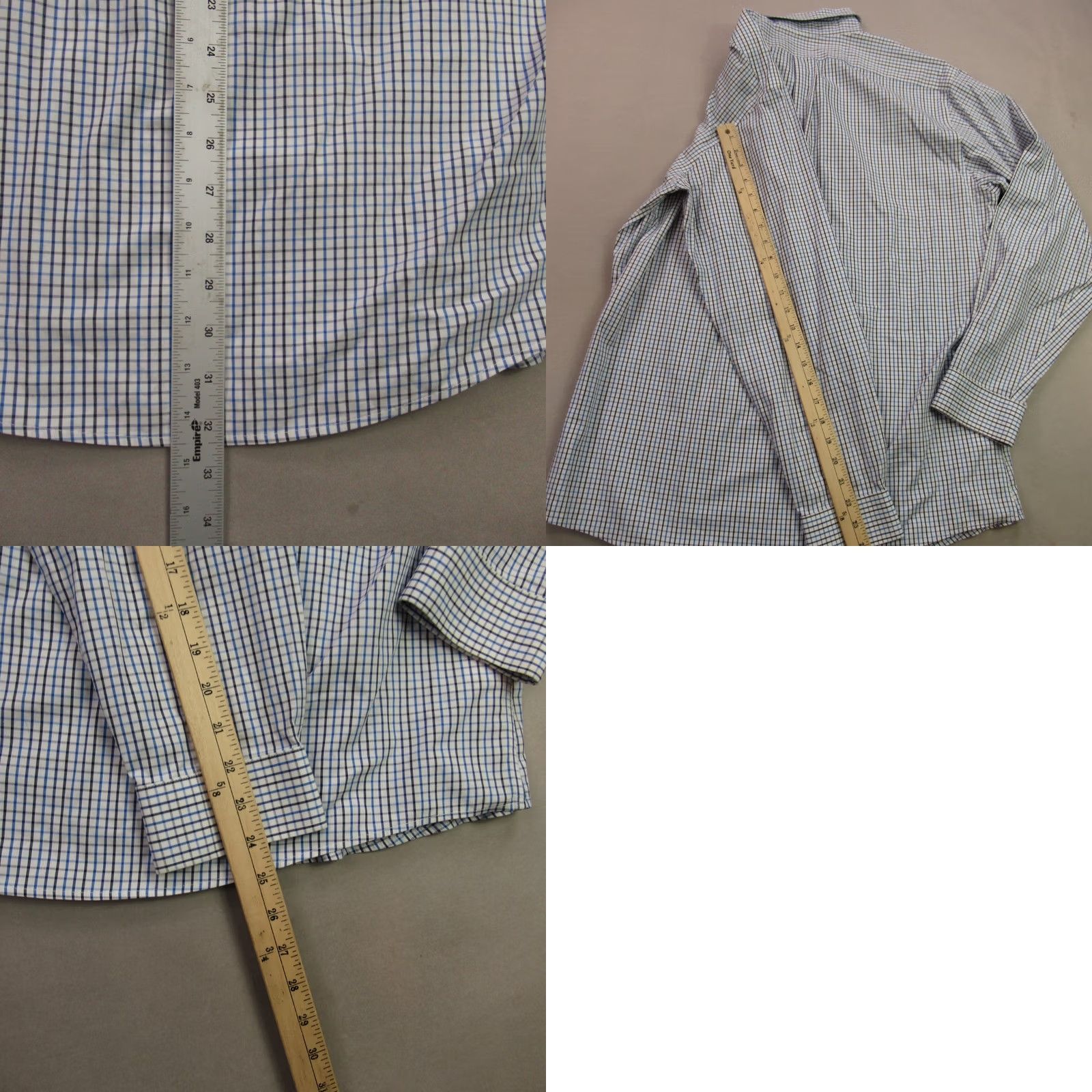 Eddie Bauer Eddie Bauer Shirt Mens Large Long Sleeve Button Front Pocket Checks Classic Size US XL / EU 56 / 4 - 8 Thumbnail