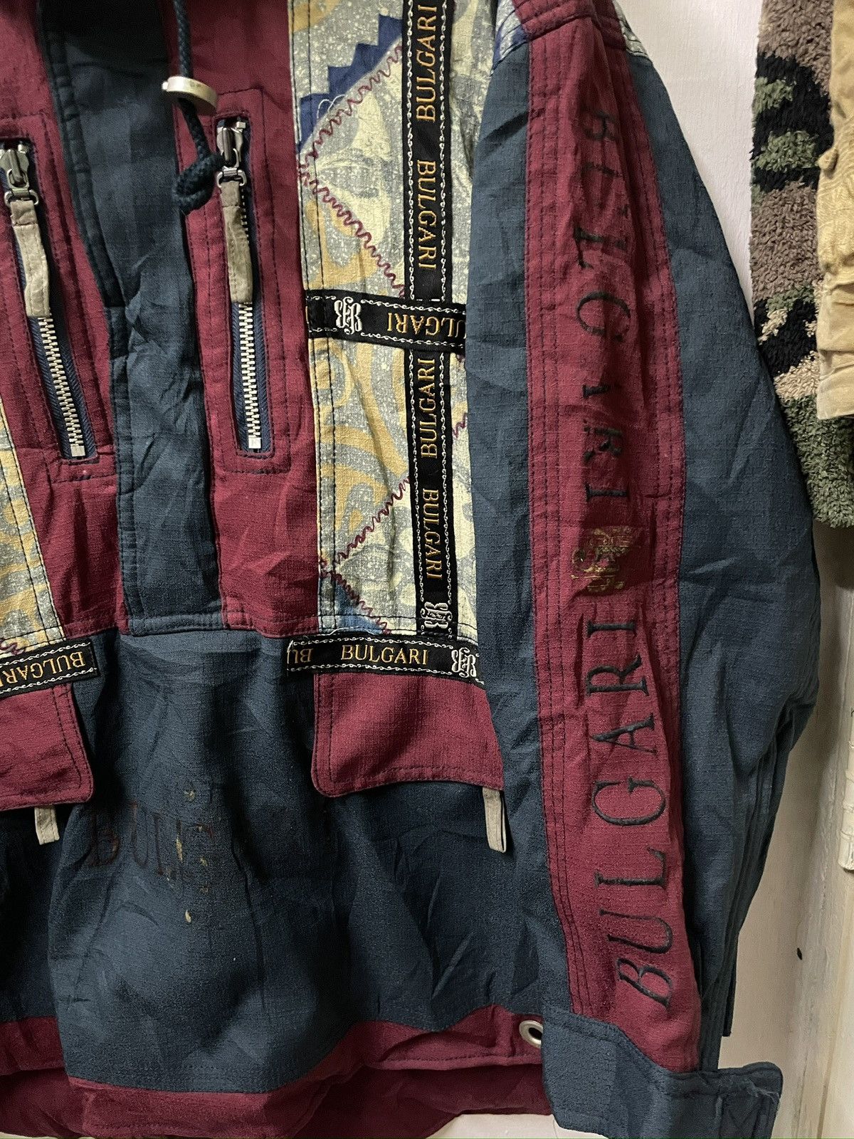Bvlgari × Japanese Brand × Vintage Vintage bulgari Anorak jackets Size US XXL / EU 58 / 5 - 6 Thumbnail