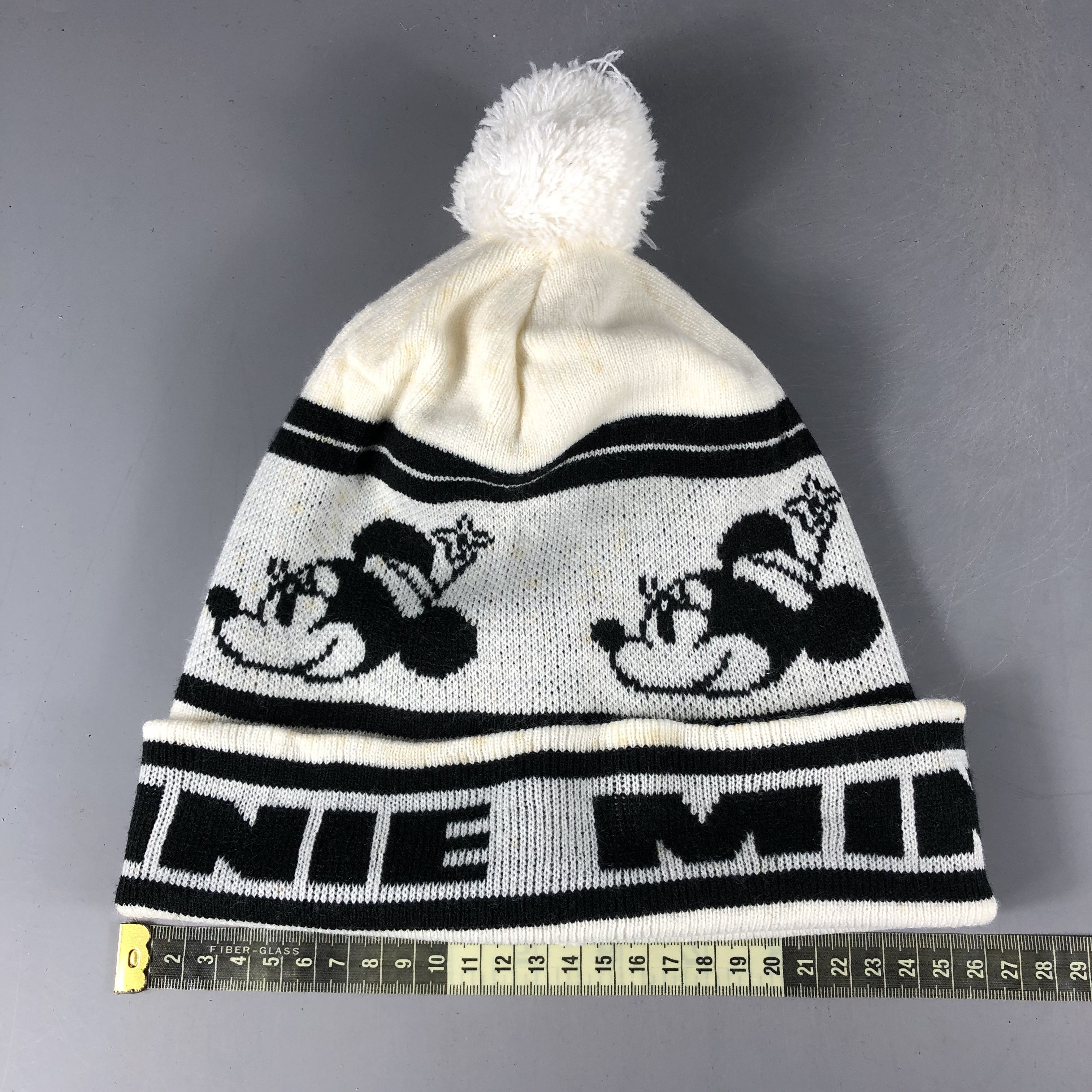Disney × Mickey Mouse × Vintage Mickey Mouse Disney Beanie Snow Hat Snow Cap -D938 Size ONE SIZE - 3 Thumbnail