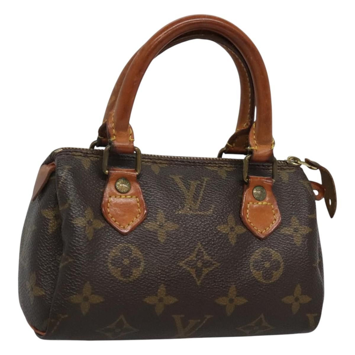 Louis Vuitton Monogram Mini Speedy Hand Bag M41534 Lv Auth 119357, Women's