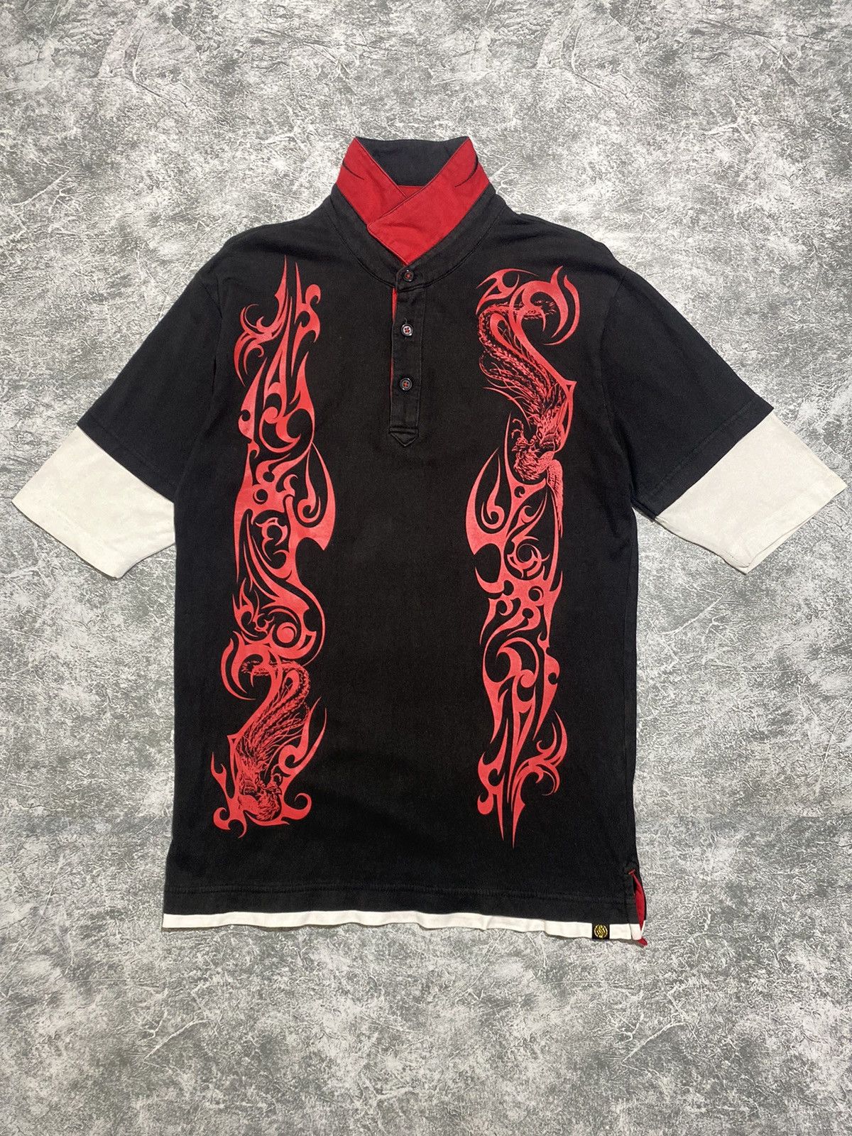If Six Was Nine × Japanese Brand IKAZUCHI Half Button Double Layer Size US M / EU 48-50 / 2 - 1 Thumbnail