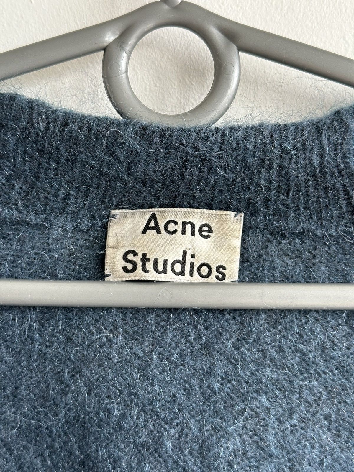 Acne Studios Acne Studios Raya Sh mohair Paw 15 Knit Cardigan Mint Size M Size M / US 6-8 / IT 42-44 - 8 Thumbnail