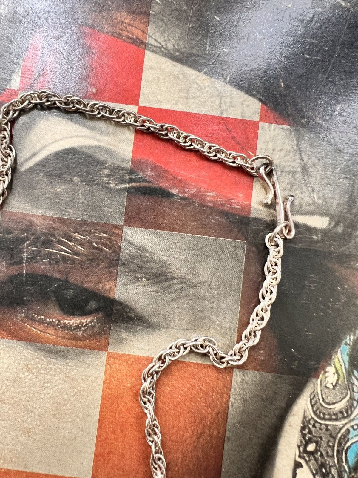 Sterling Silver × Vintage Silver 925 Long Cuban Twisted Double Link Chain Necklace Size ONE SIZE - 3 Thumbnail