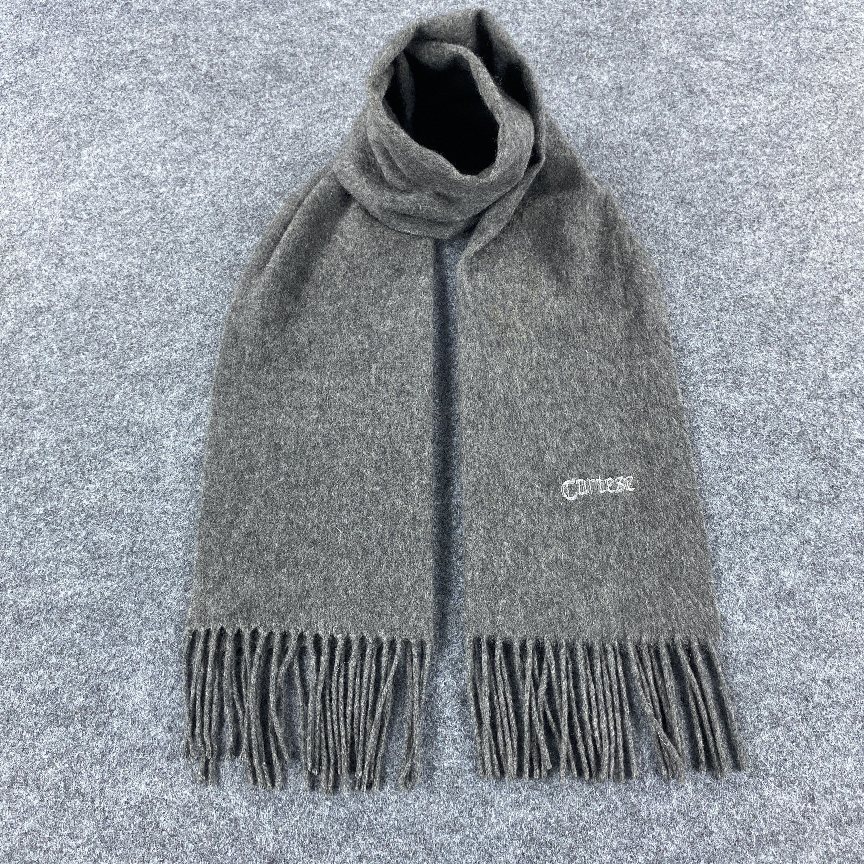Other × Vintage Cortese (cashmere) Scarf # Muffler # Neckwear # D442 Size ONE SIZE - 1 Thumbnail