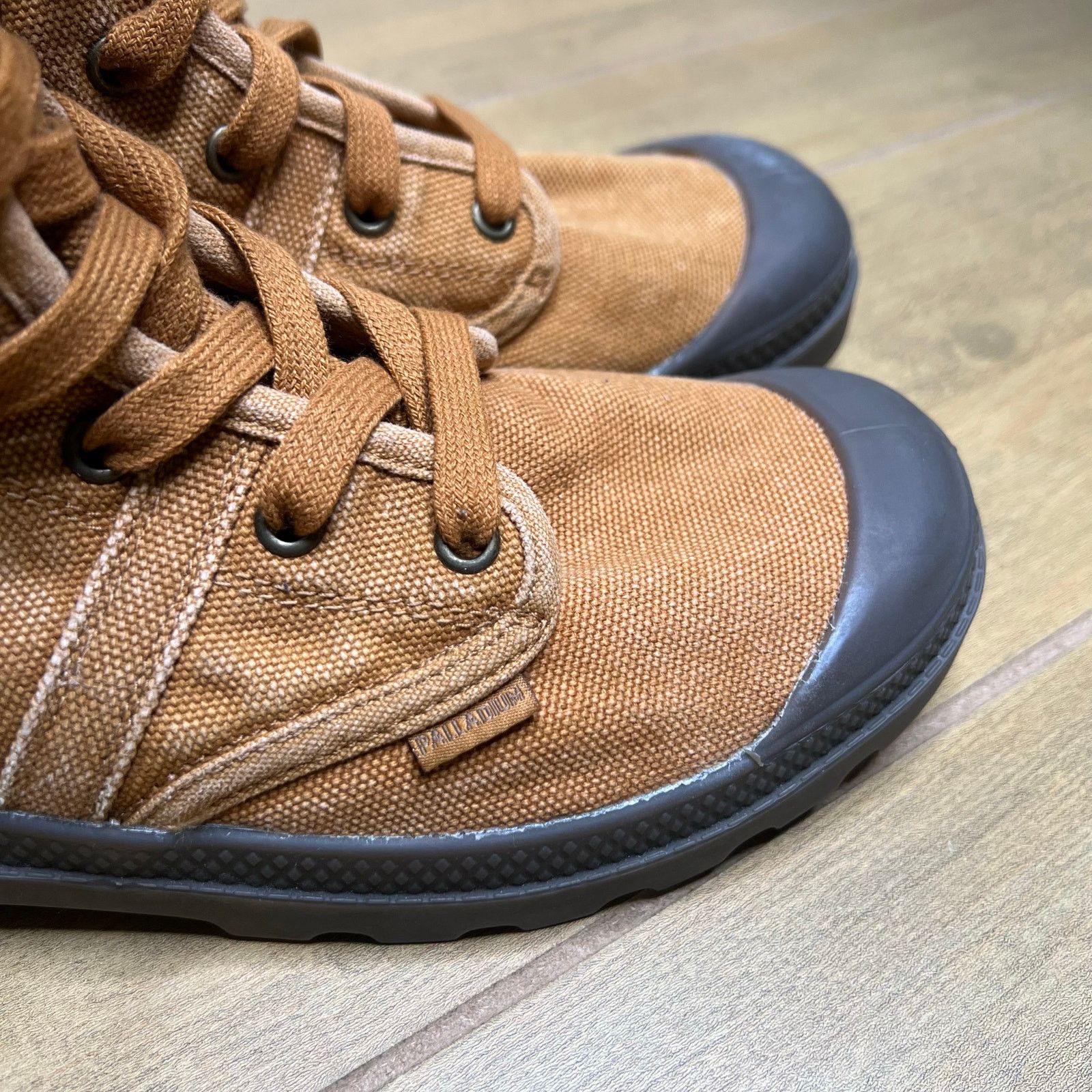 Palladium Palladium Pampa Hi Canvas Boots Brown Lace Up Military 7.5 Size US 7.5 / EU 40-41 - 15 Thumbnail