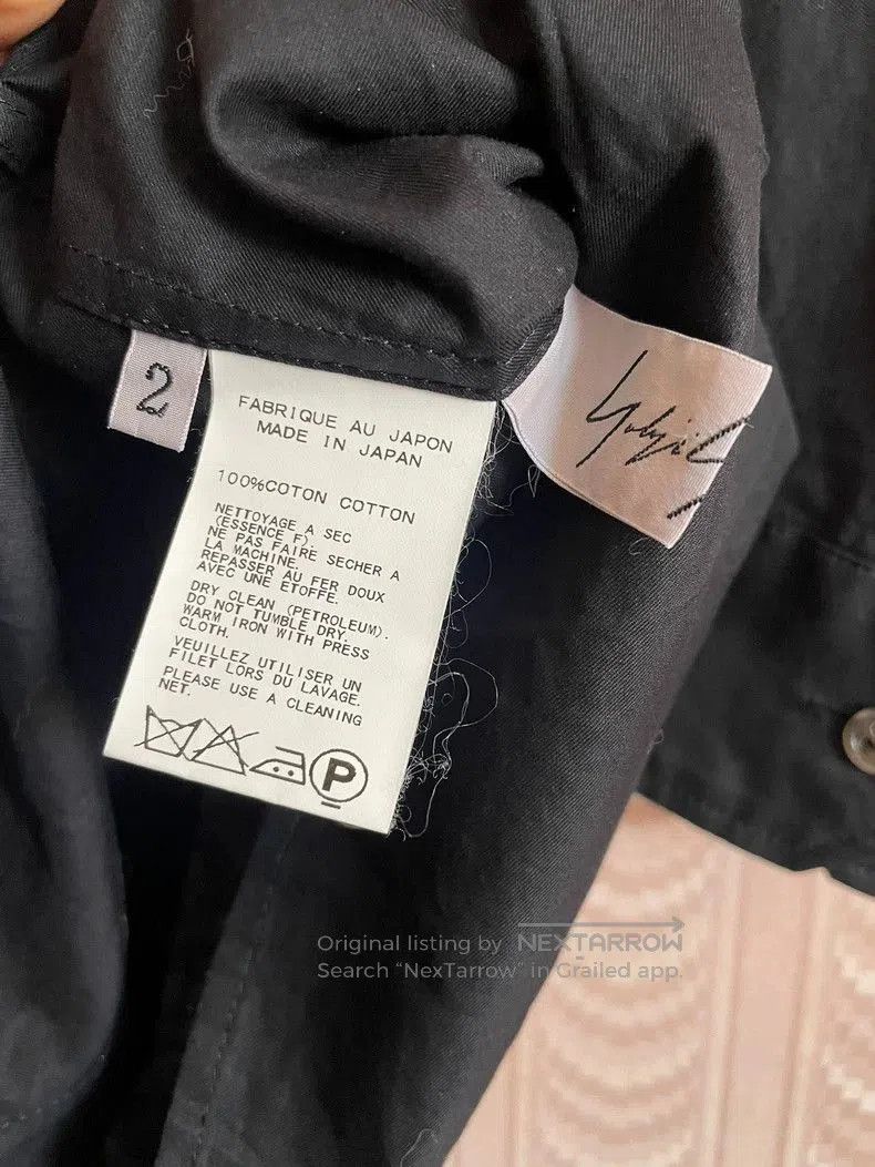 Yohji Yamamoto Yohji Yamamoto Vintage Black Shirt Size US XS / EU 42 / 0 - 5 Thumbnail
