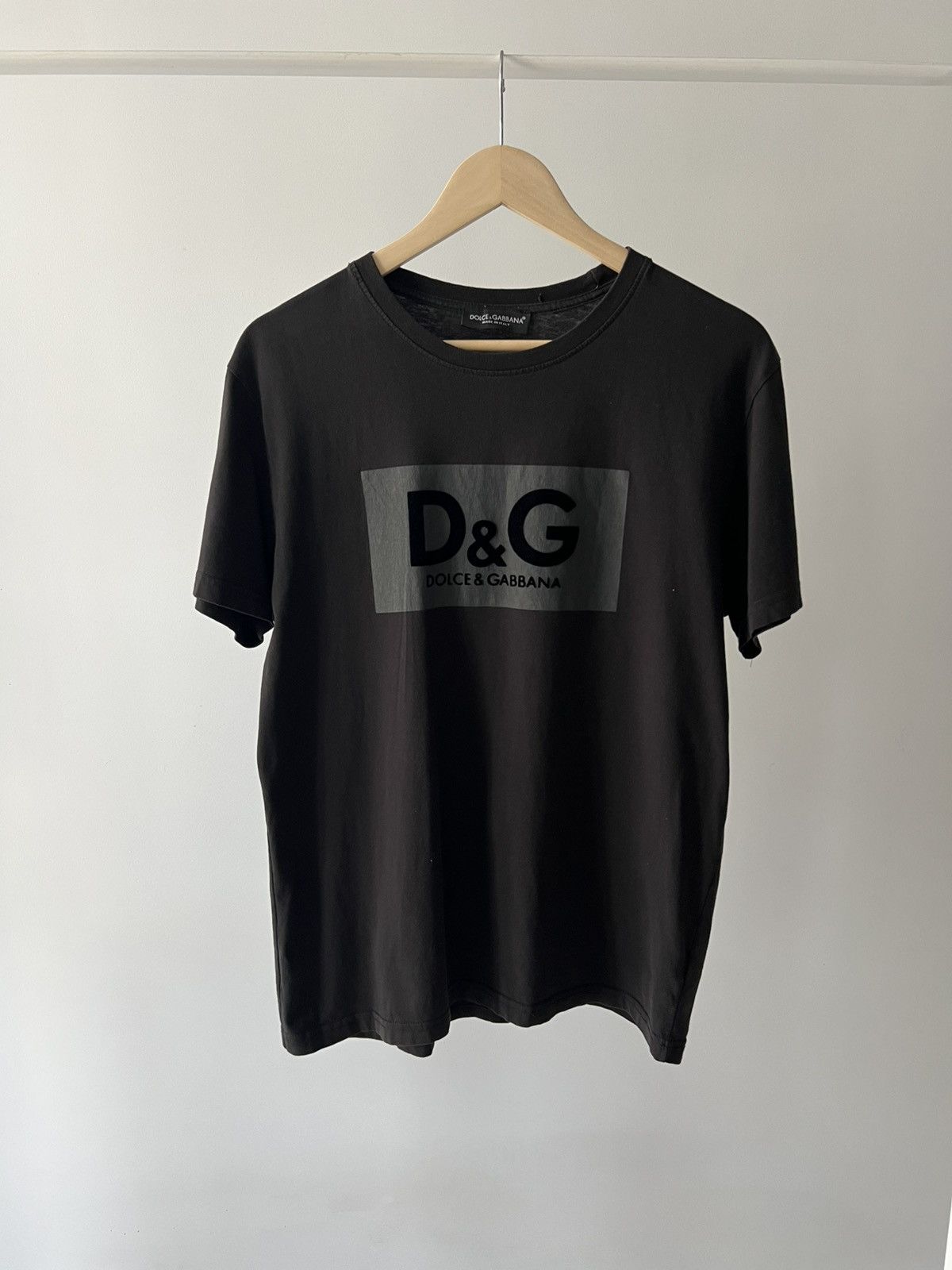 Dolce & Gabbana Dolce & Gabbana Logo Print T-Shirt Luxury Black Size US L / EU 52-54 / 3 - 2 Thumbnail