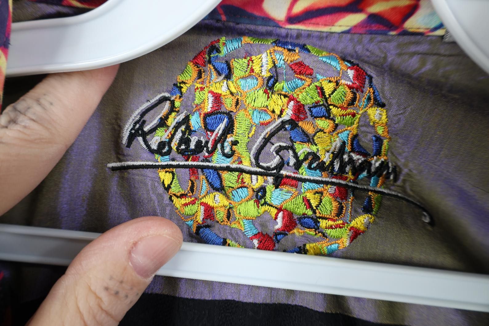 Robert Graham Robert Graham Rainbow Flip Cuff Collared Button Shirt Black Size US L / EU 52-54 / 3 - 9 Thumbnail