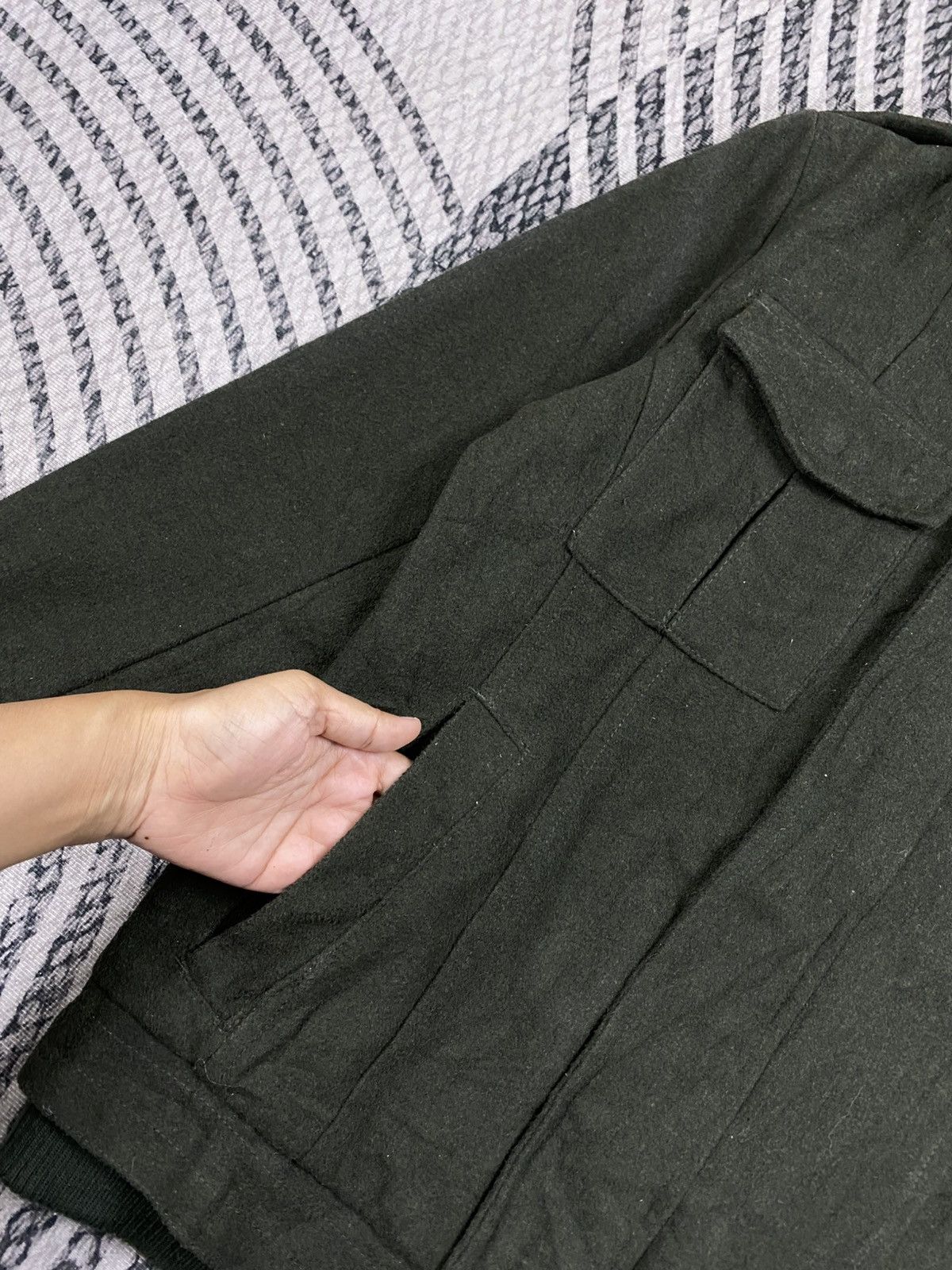 Japanese Brand Vtg Jude Bloom Casual Army Green Heavyweight Zip-Up Jacket Size US M / EU 48-50 / 2 - 6 Thumbnail