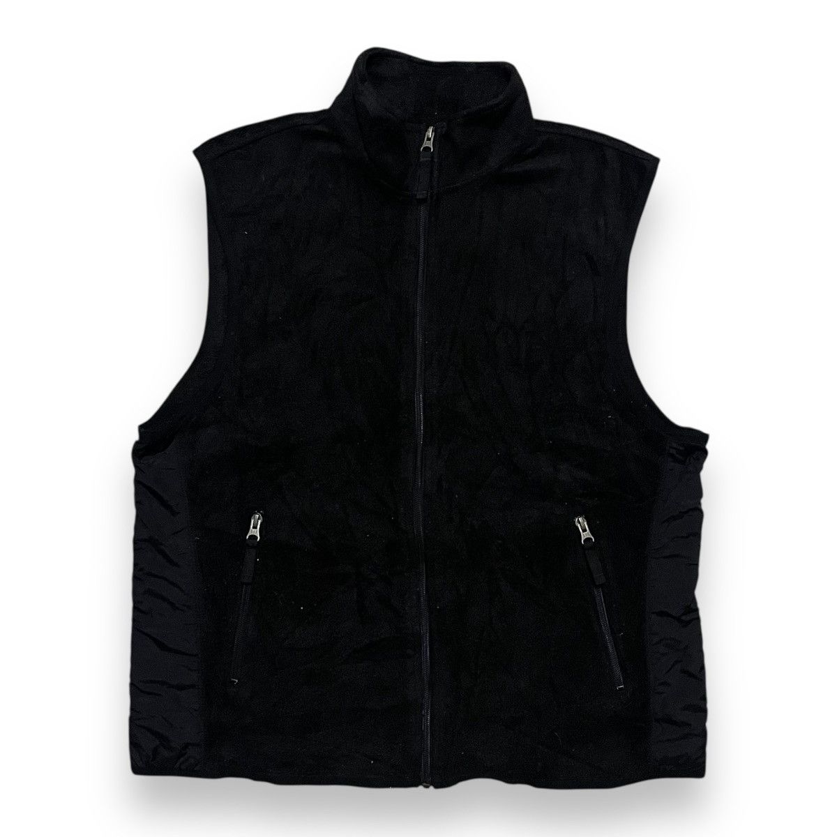 Gap Vintage All Black Fleece Gap Tactical Vest Size US L / EU 52-54 / 3 - 1 Thumbnail